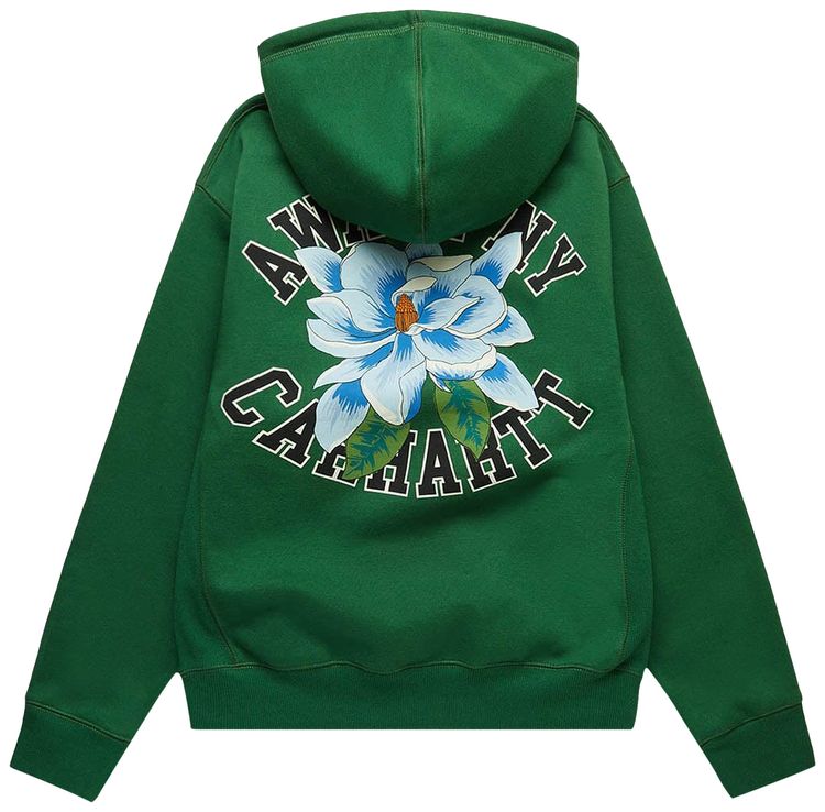 Awake NY x Carhartt WIP Printed Hoodie Dark Green