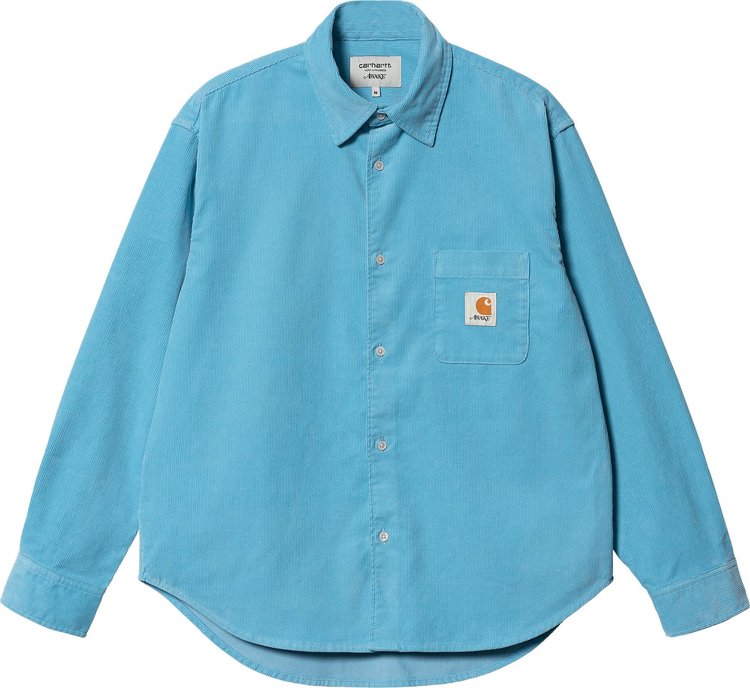 Awake NY x Carhartt WIP Collared Shirt 'Blue'