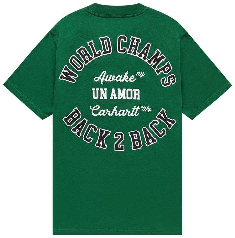 Awake NY x Carhartt WIP Pocket Tee Dark Green