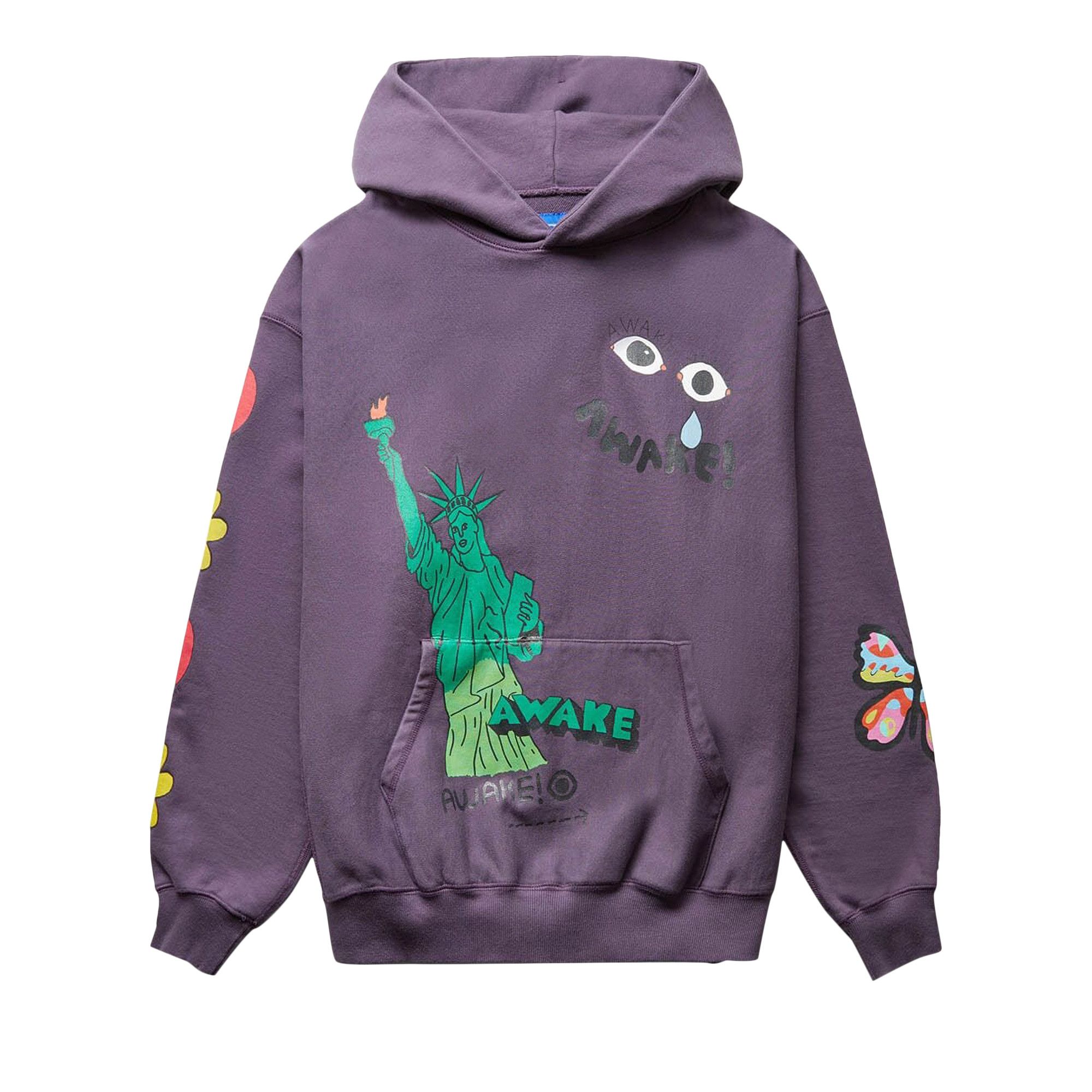 Buy Awake NY x Stefan Meier Printed Hoodie Pewter AWK FW22 HD005 PEWT GOAT