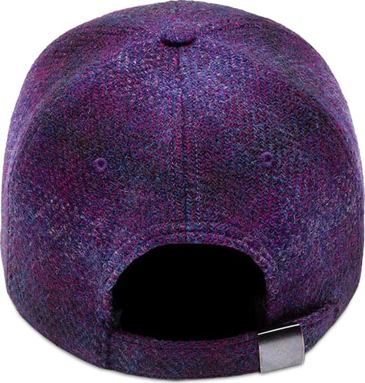 Awake NY Harris Tweed 6 Panel Hat PurpleMulticolor