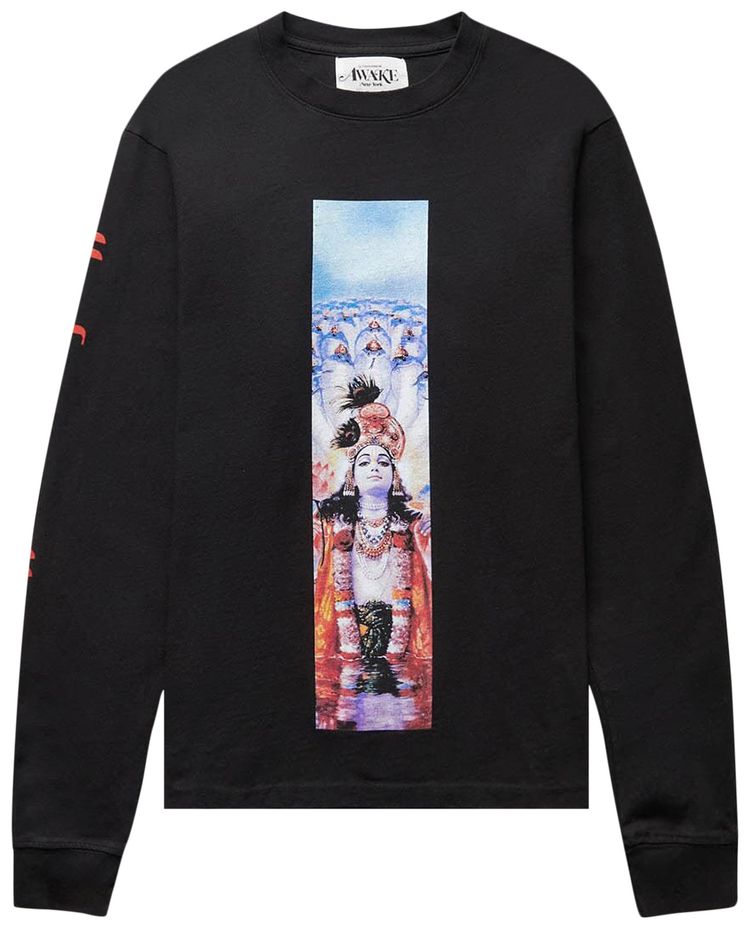 Awake NY Realization Printed Long Sleeve Black