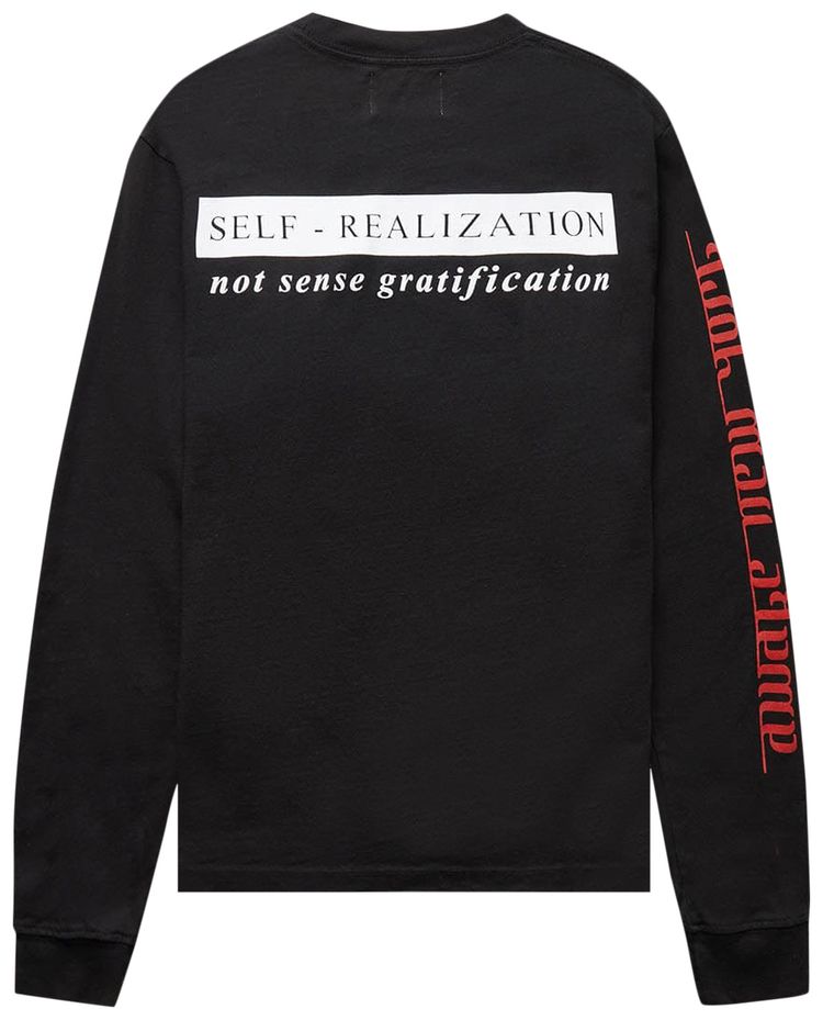 Awake NY Realization Printed Long Sleeve Black