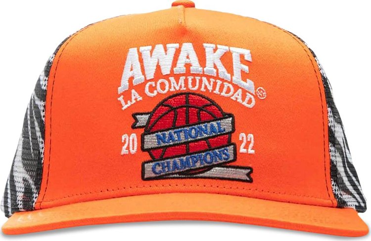 Awake NY National Champions Trucker Hat 'Orange'
