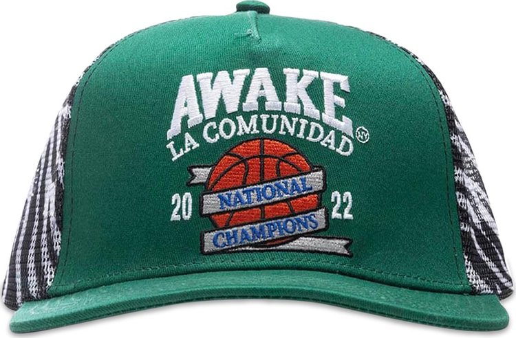 Awake NY National Champions Trucker Hat 'Green'