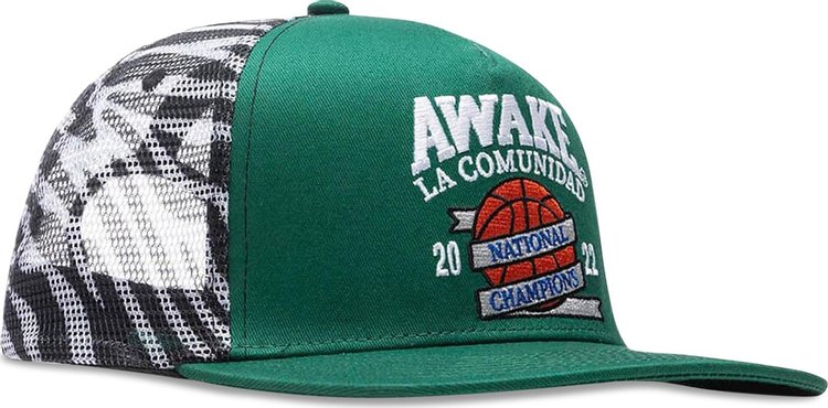 Awake NY National Champions Trucker Hat Green