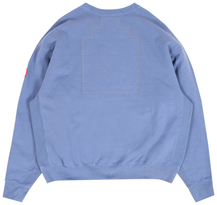Cav Empt Overdye MD In The Present Crewneck Blue