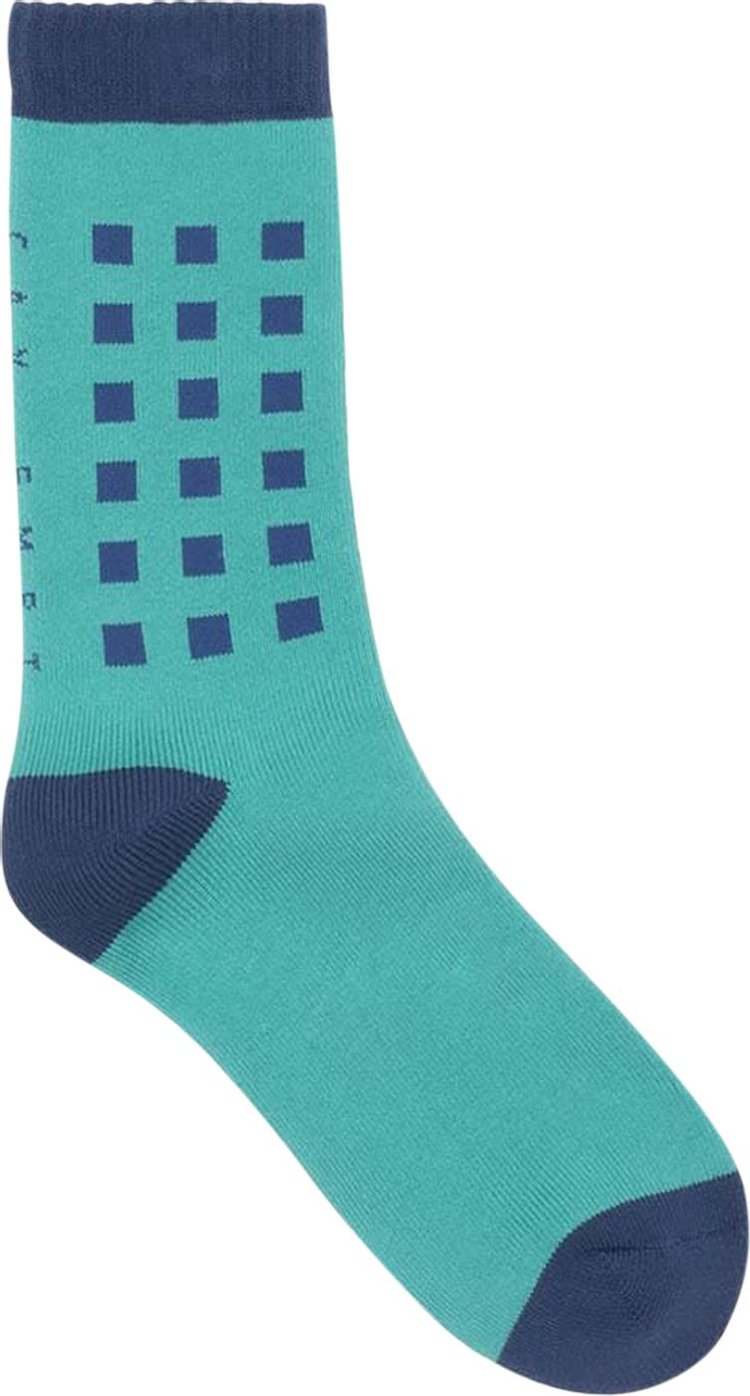 Cav Empt Square Dot Socks 'Green'