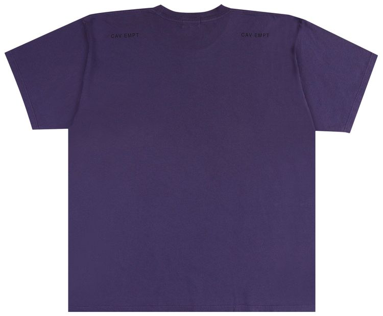 Cav Empt Overdye Stamped CE Big T Shirt Purple