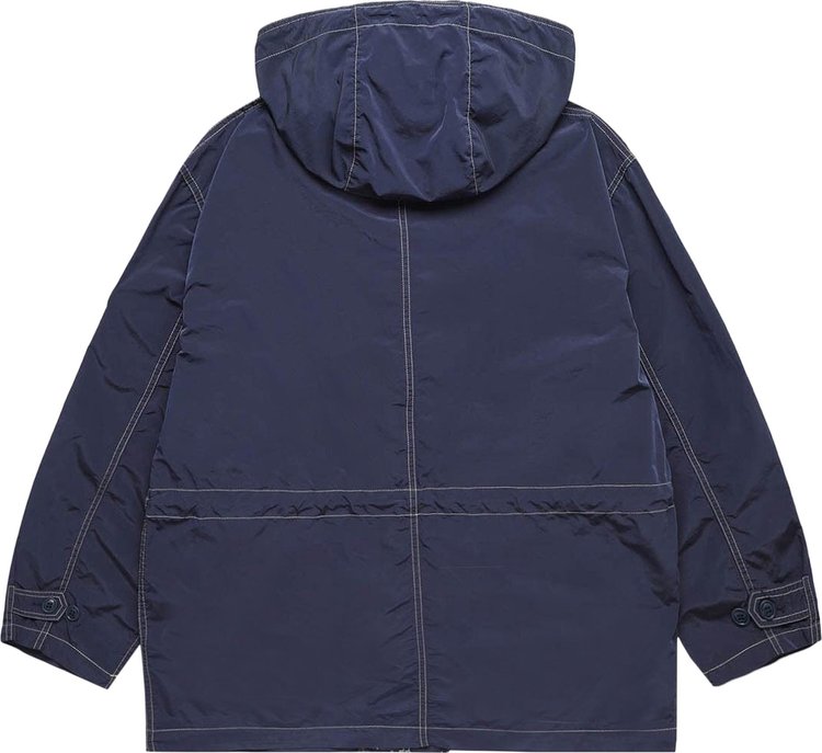 Cav Empt Overdye Detach Hood Coat Navy