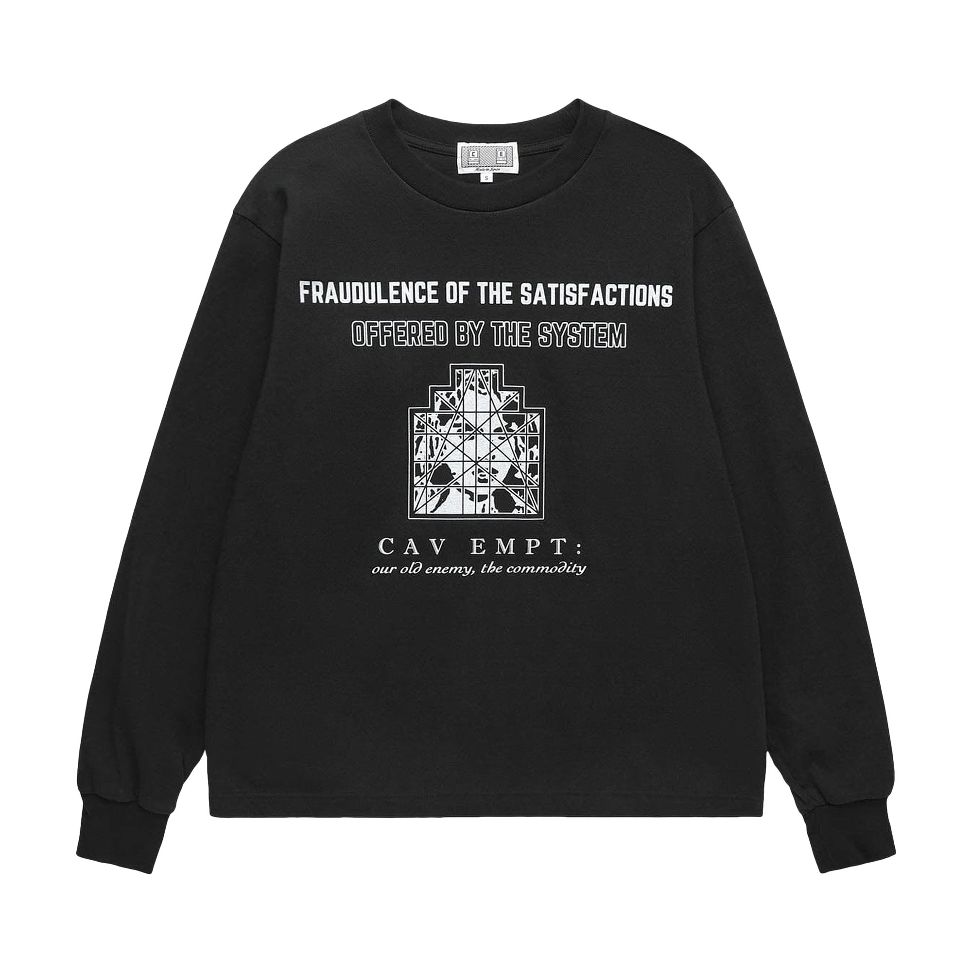 Buy Cav Empt Offered By The System Long-Sleeve T-Shirt 'Black 