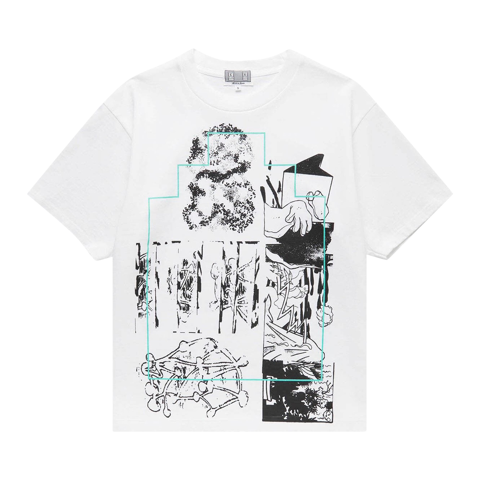 Buy Cav Empt FK Sheet10 T-Shirt 'White' - CES23T02 WHIT | GOAT