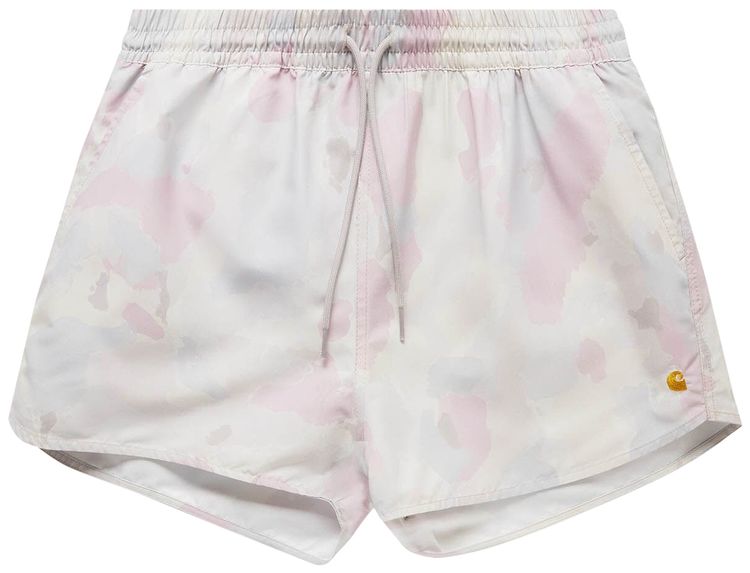 Carhartt WIP Chase Swim Trunks Camo TidePale Quartz Gold