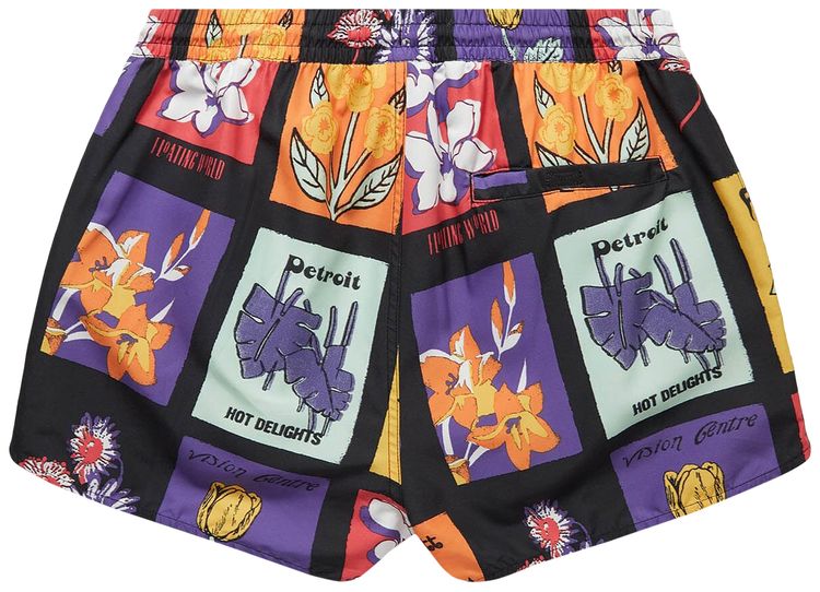 Carhartt WIP Chase Swim Trunks Verdanta PrintBlackGold