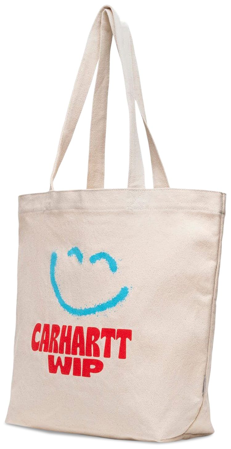 Carhartt WIP Canvas Graphic Tote Bag Natural