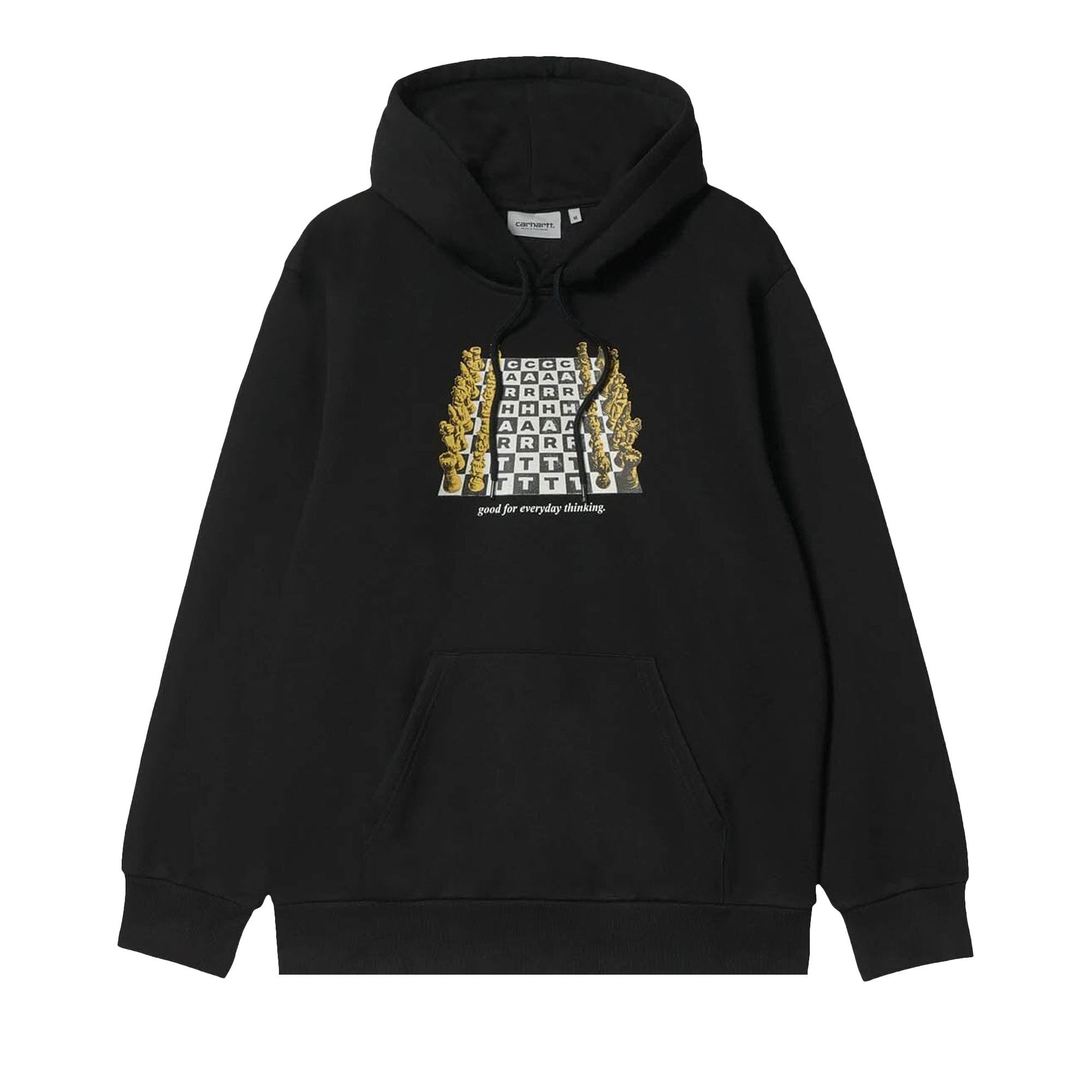[CARHARTT]★韓国大人気★HOODED CHESSBOARD SWEATSHIRT Buy Carhartt WIP Hooded Chessboard Sweat 'Black' - I030144