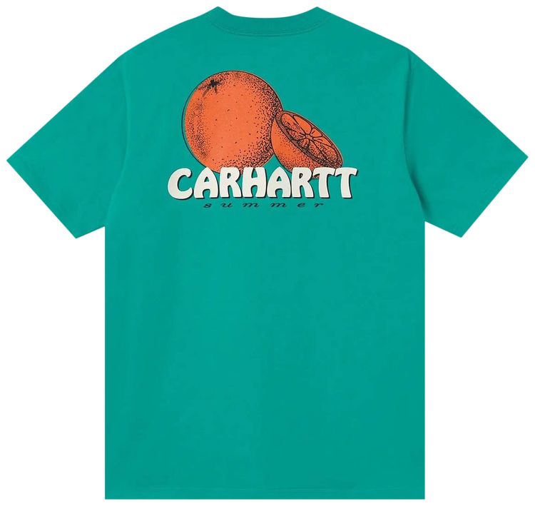 Carhartt WIP Short Sleeve Juice T Shirt Carribean