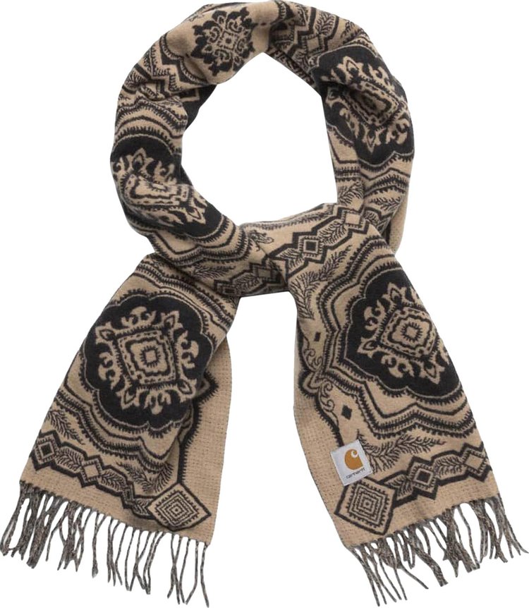 Carhartt WIP Verse Scarf Verse JacquardDusty Hamilton Brown