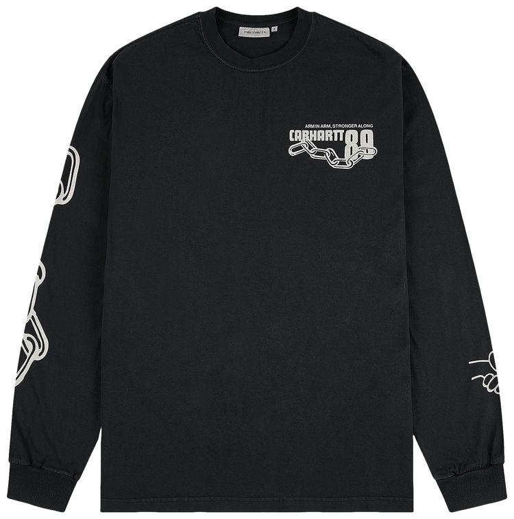 Carhartt WIP Long Sleeve Stronger T Shirt SootWhite