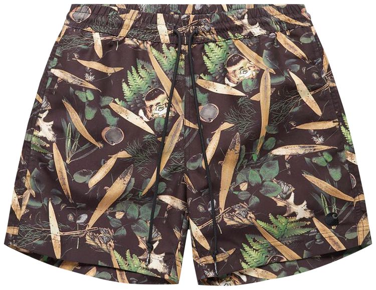 Carhartt WIP Slater Swim Trunks Lumen PrintBlack