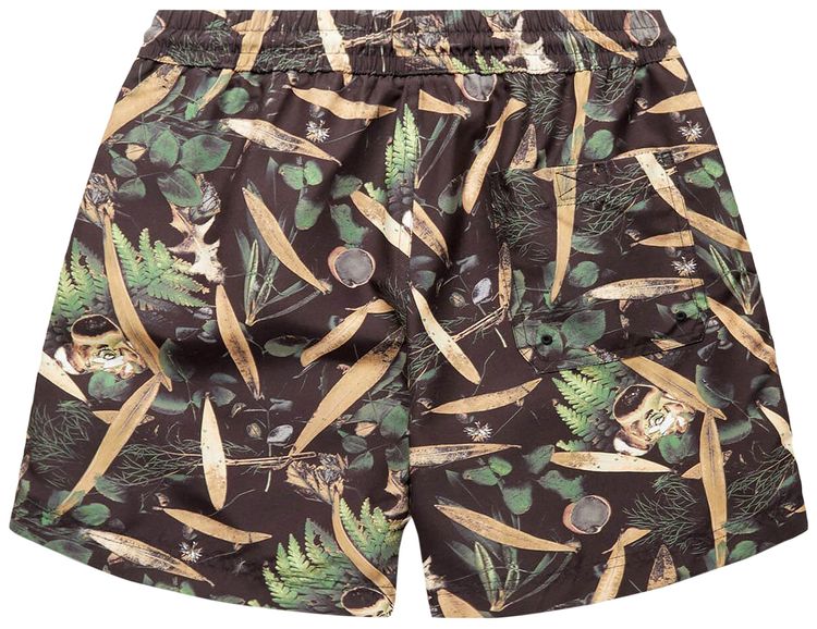 Carhartt WIP Slater Swim Trunks Lumen PrintBlack
