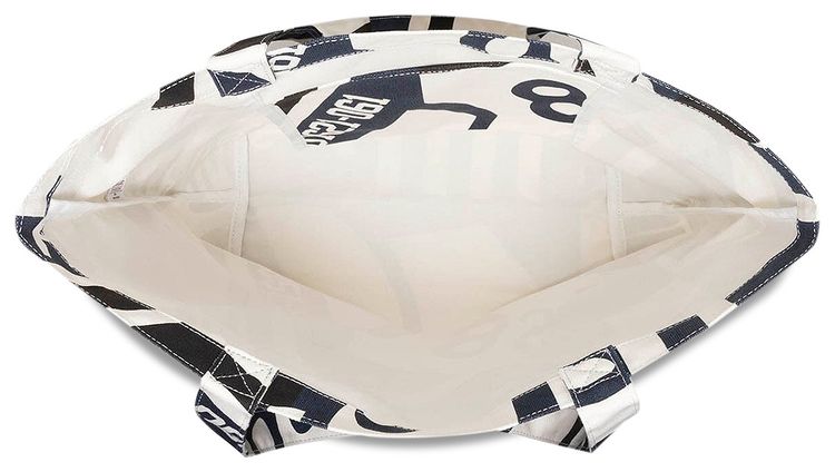 Carhartt WIP Canvas Graphic Tote Bag Marina PrintAtom Blue