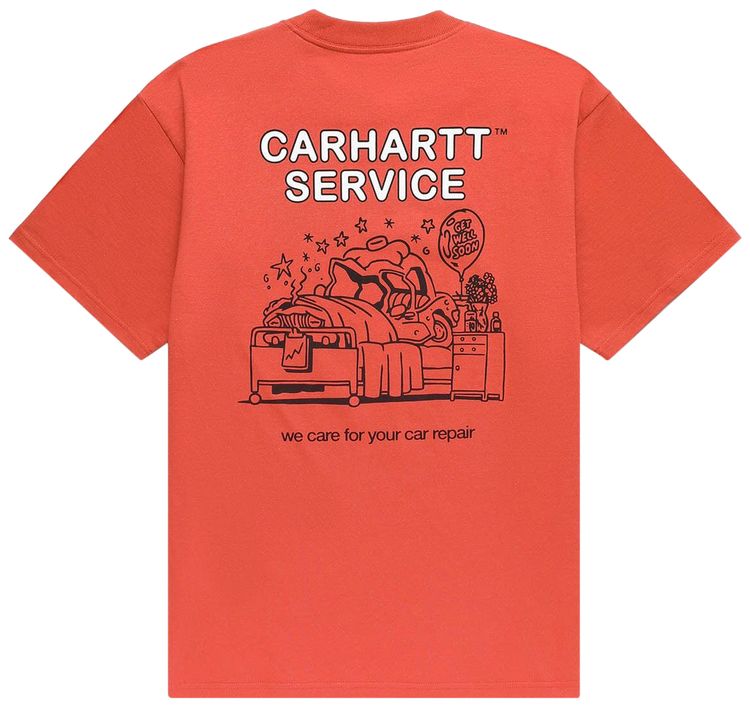 Carhartt WIP Short Sleeve Car Repair T Shirt Phoenix