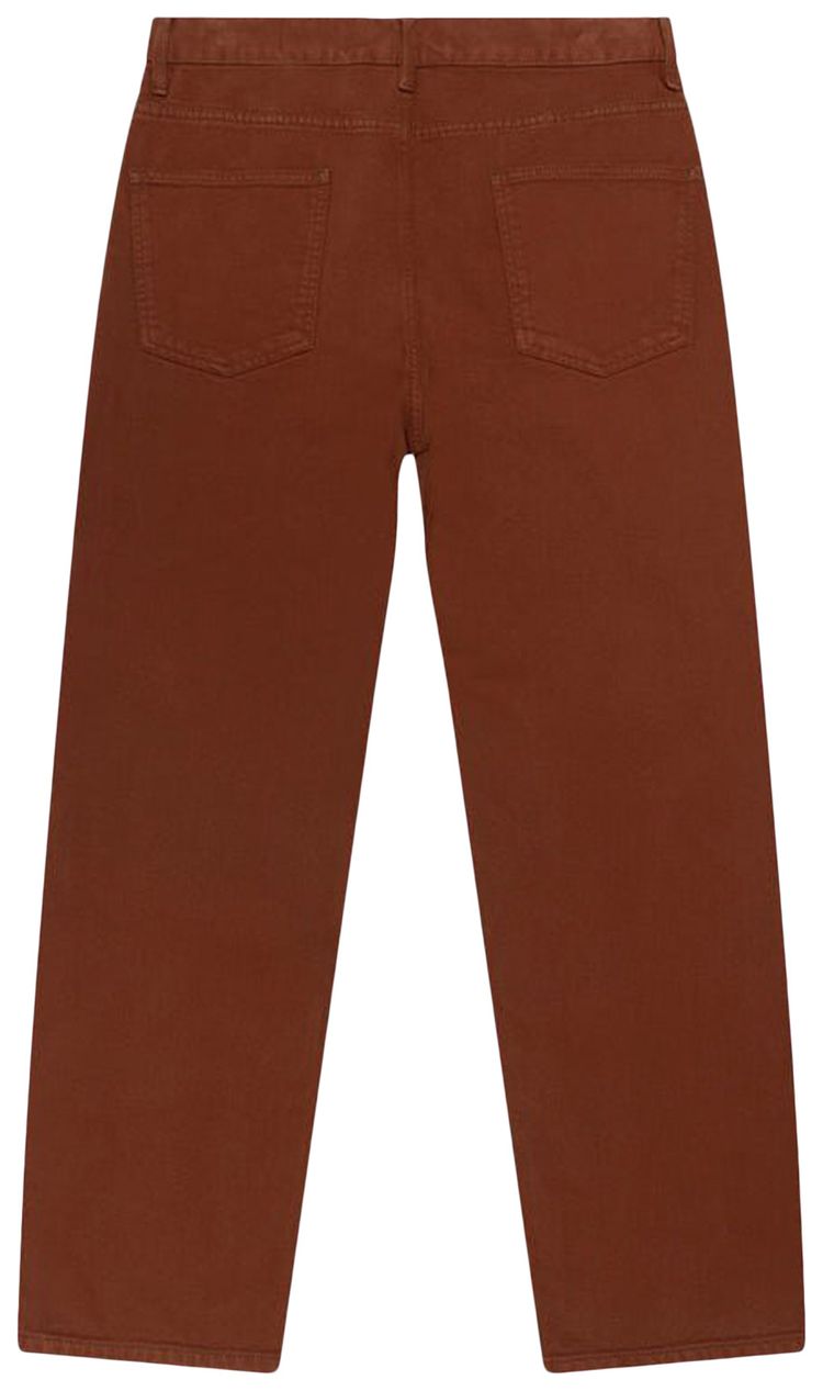Lemaire Seamless Jeans Brick Brown