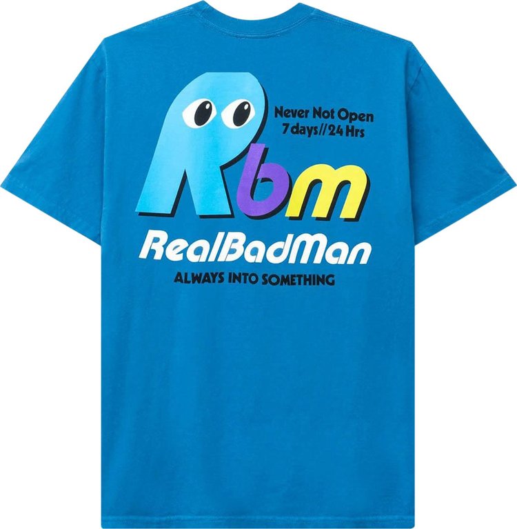 Real Bad Man Never Not Open Short Sleeve Tee Blusey