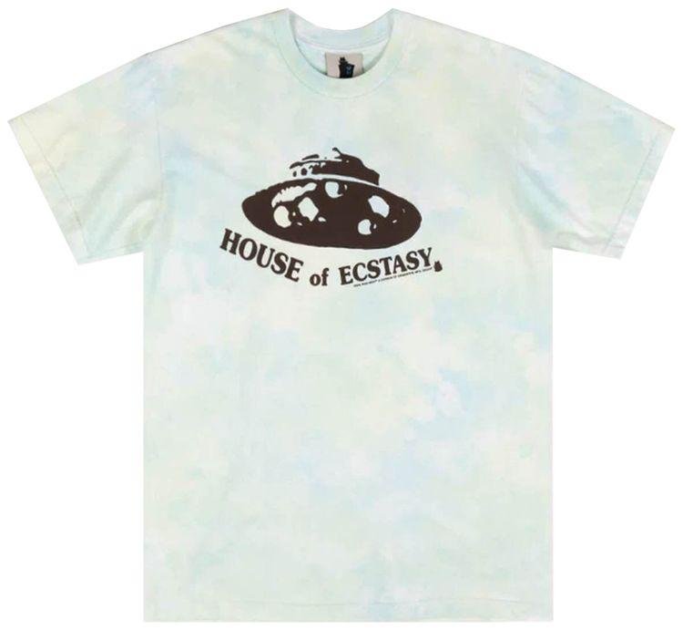 Real Bad Man House Of Ecstasy Short Sleeve Tee Blue Algae Tie Dye