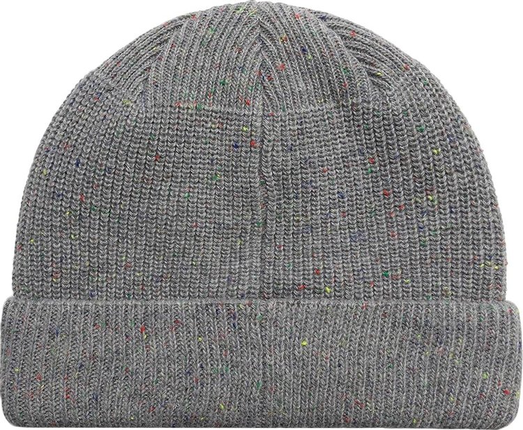 Real Bad Man Wild Record Knit Beanie Grey