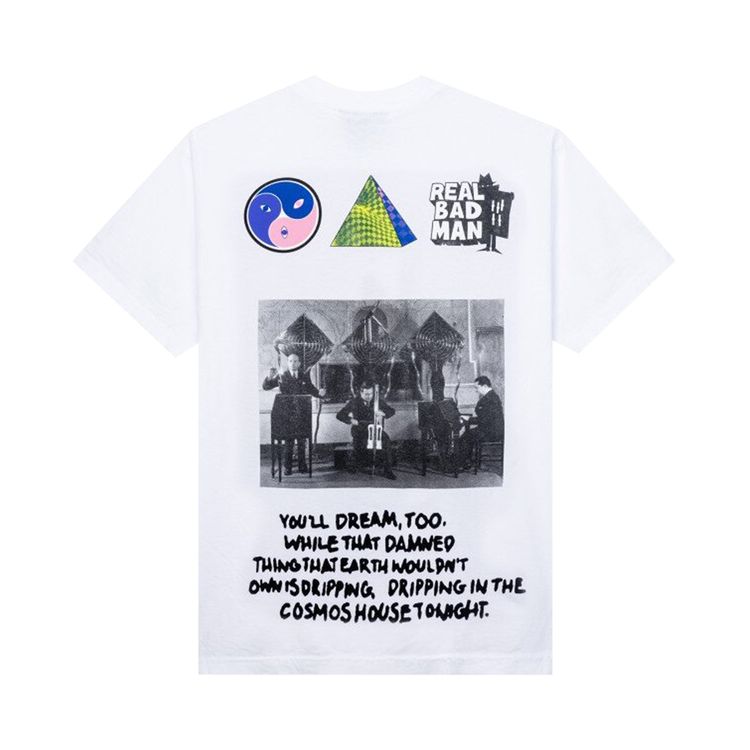Real Bad Man Spiritual Bass Short Sleeve Tee White