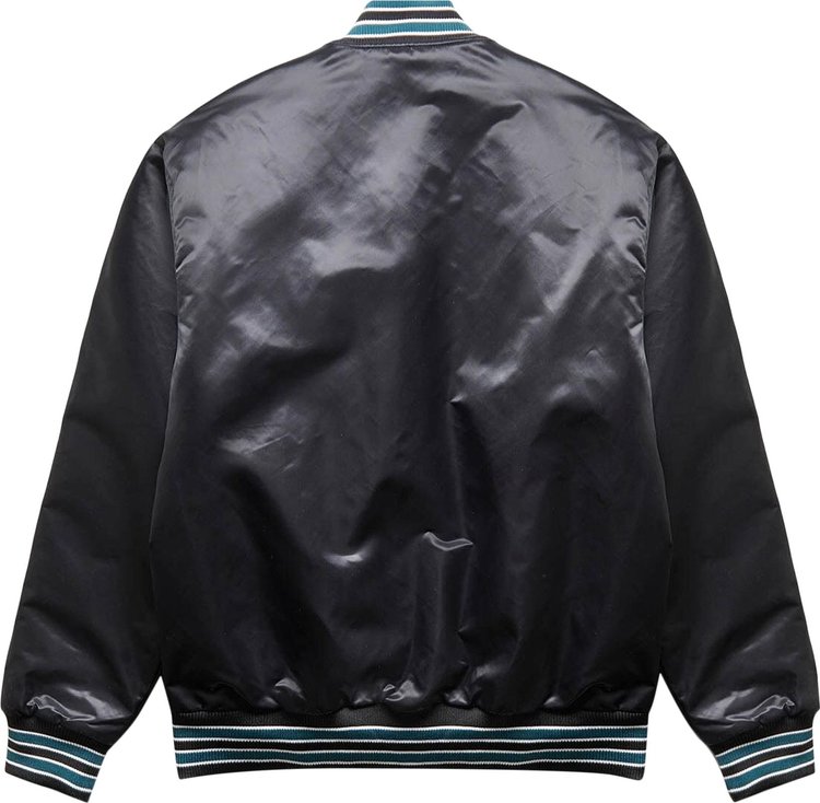 Real Bad Man Zipped Team Jacket Black