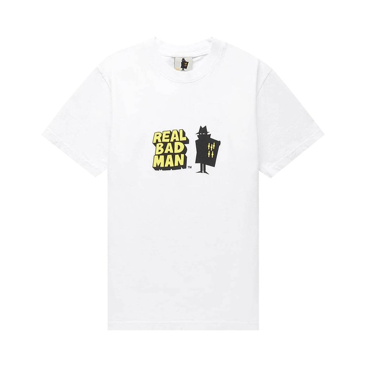 Real Bad Man Double Time Short-Sleeve Tee 'White'