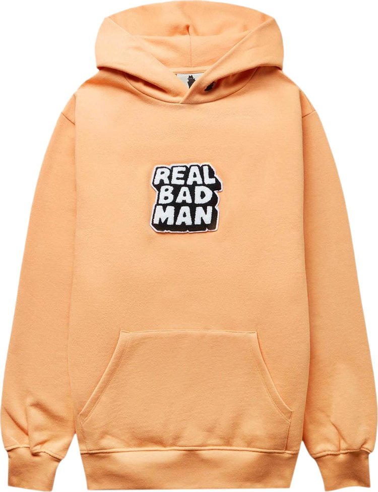 Real Bad Man Chenile Hoodie 'Orange Bang'