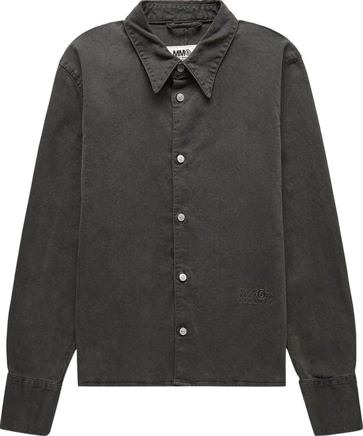 MM6 Maison Margiela Long-Sleeve Shirt 'Black'