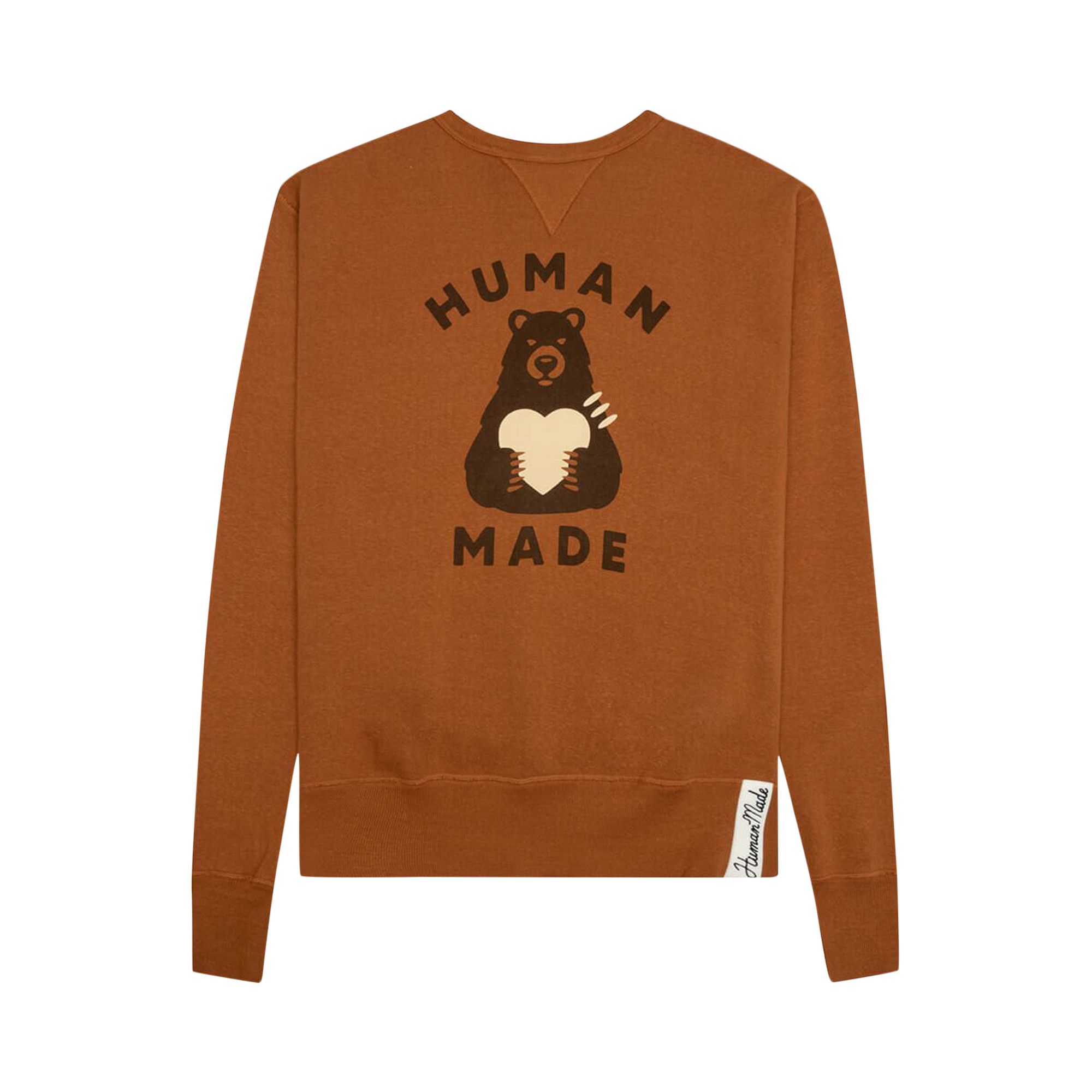 【正規販売店】 Buy Human Made Tsuriami Sweatshirt #3 'Brown' - HM25CS012 トップス
