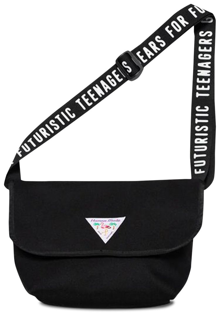 Buy Human Made Small Messenger Bag 'Black' HM25GD047 BLAC GOAT