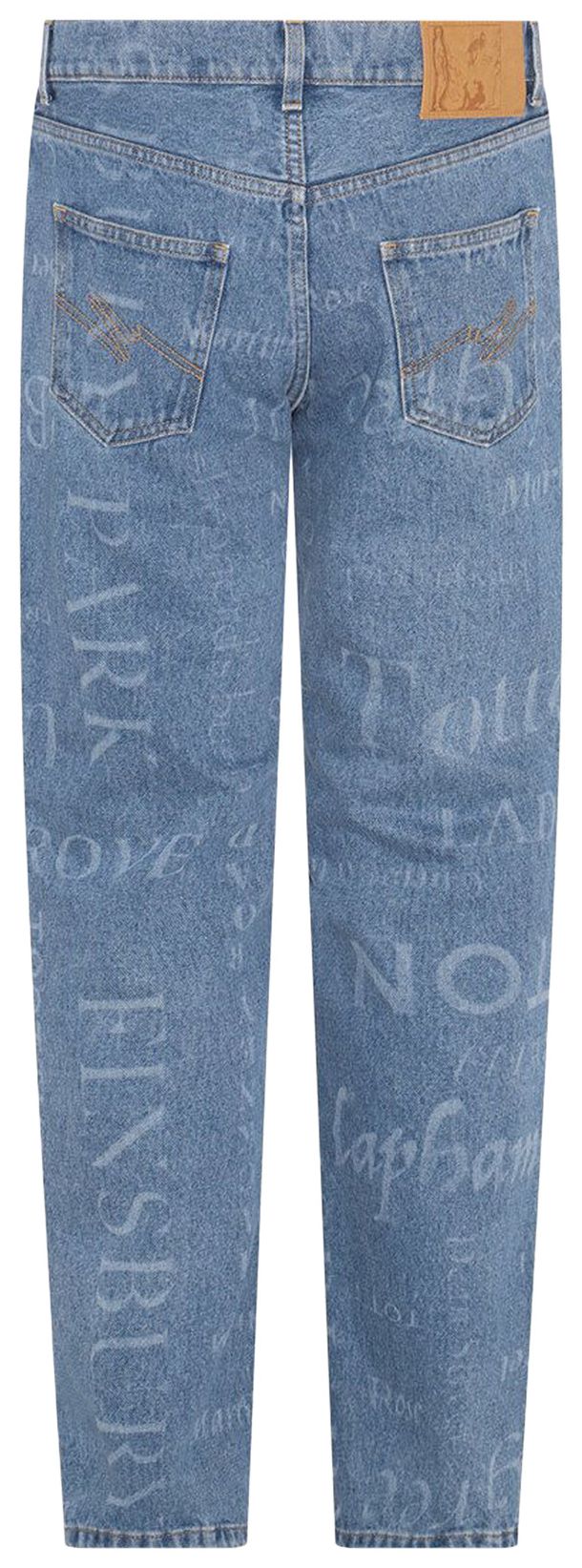 Martine Rose Straight Leg Jean Blue