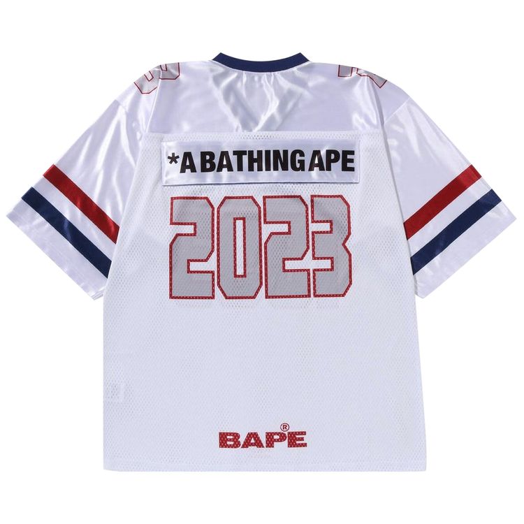 BAPE Football Jersey White