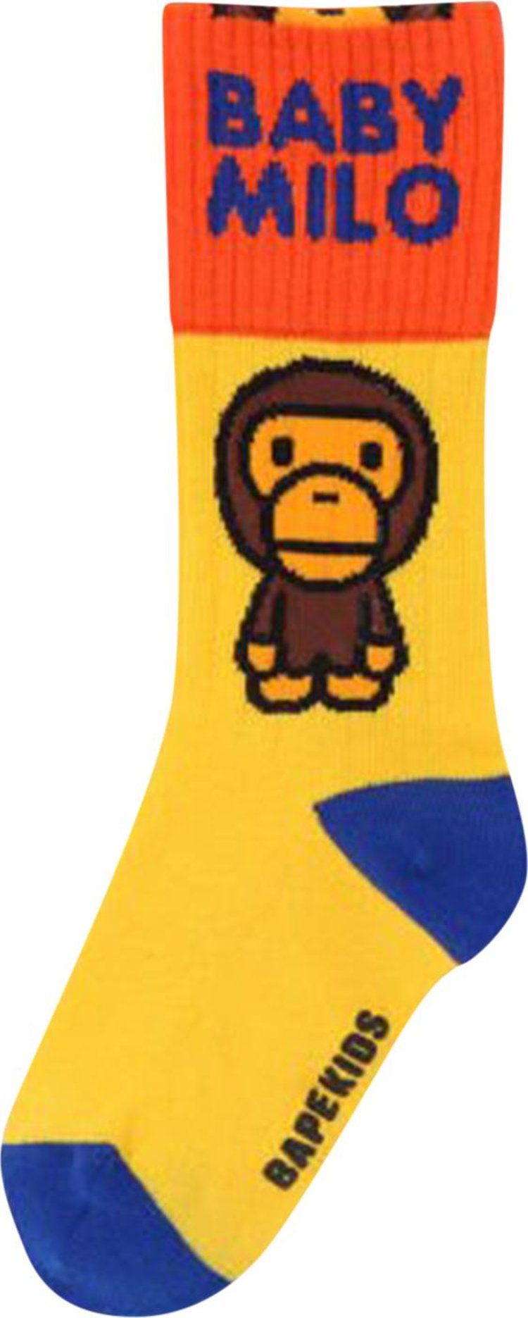 BAPE Baby Milo Cuff Socks Yellow