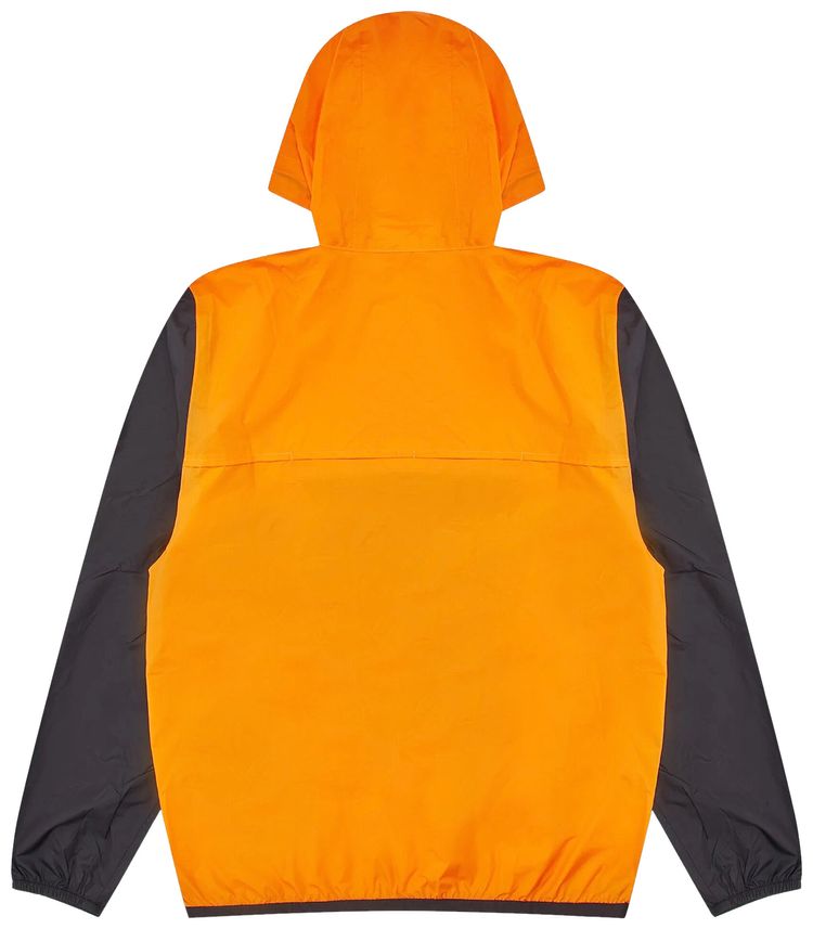 Comme des Garcons PLAY x K Way Full Zip Hoodie OrangeBlack
