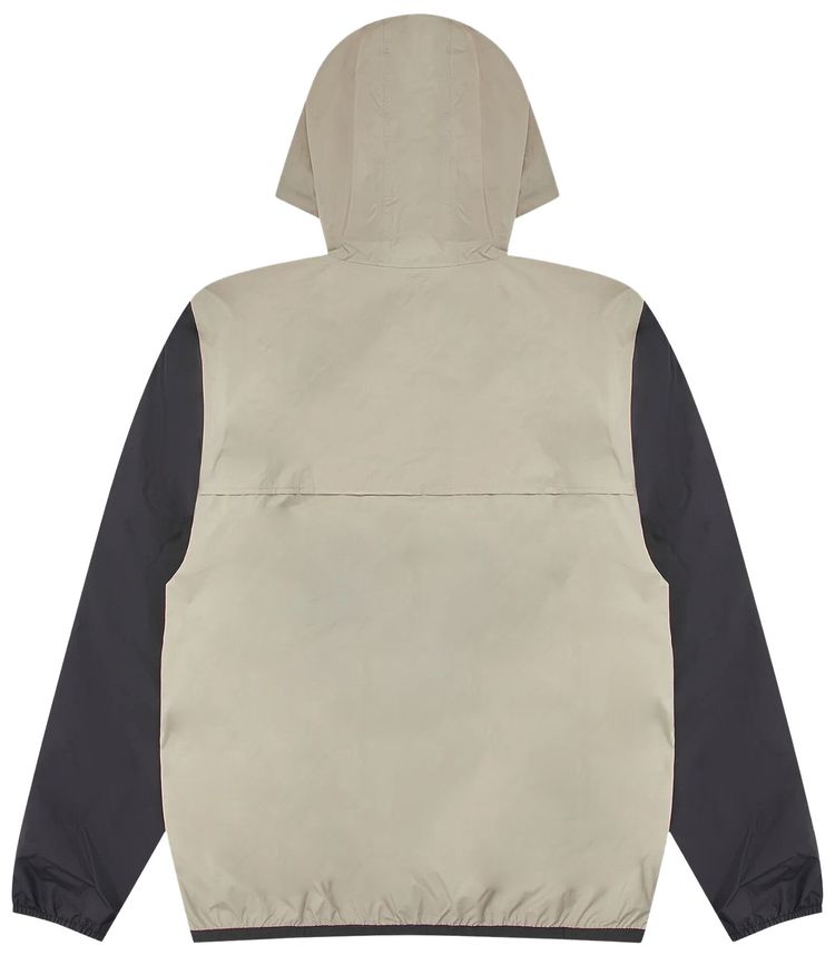 Comme des Garcons PLAY x K Way Full Zip Hoodie BeigeBlack