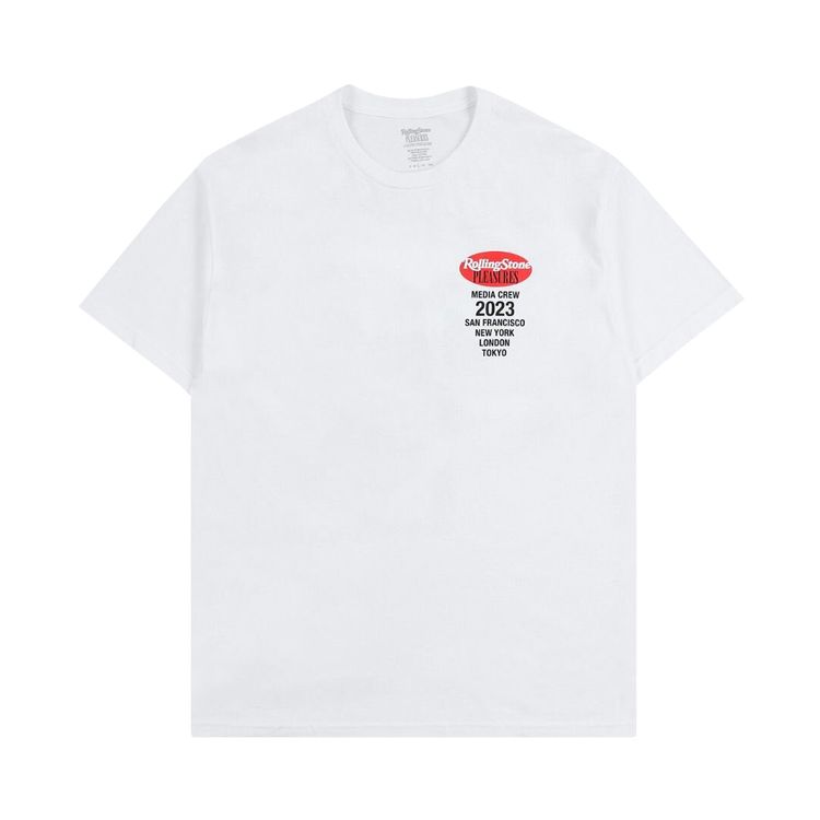 Pleasures Rolling Stone T Shirt White