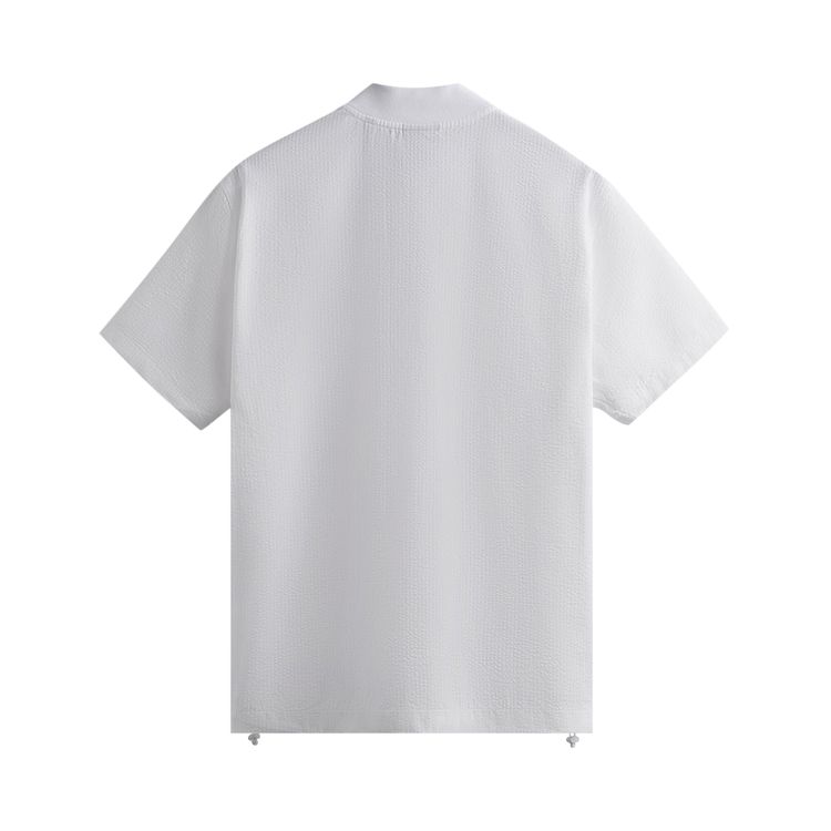 Kith Seersucker Pearson Henley Pullover White
