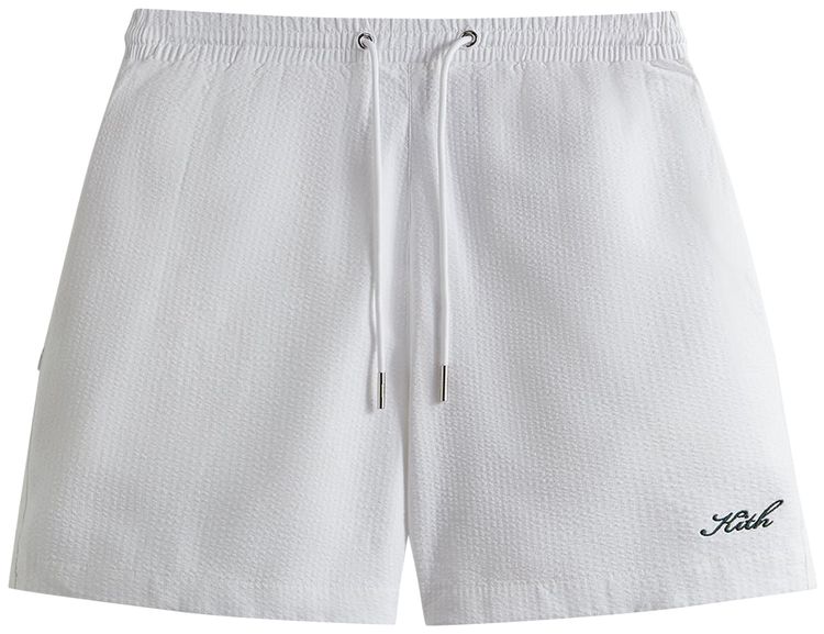 Kith Seersucker Active Short White