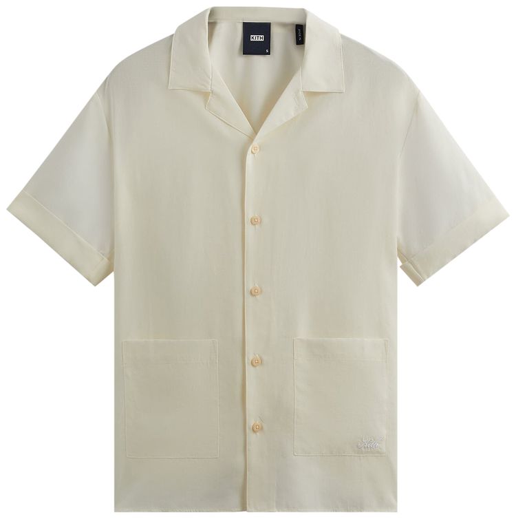 Kith Cupro Linen Reade Shirt Sandrift