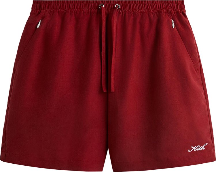 Kith Cupro Linen Cedar Short Allure