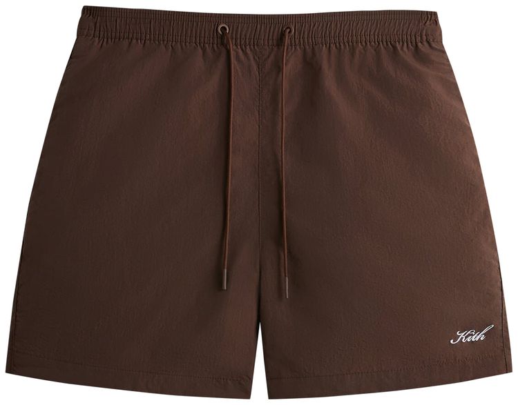 Kith Garment Washed Active Swim Short Saddle
