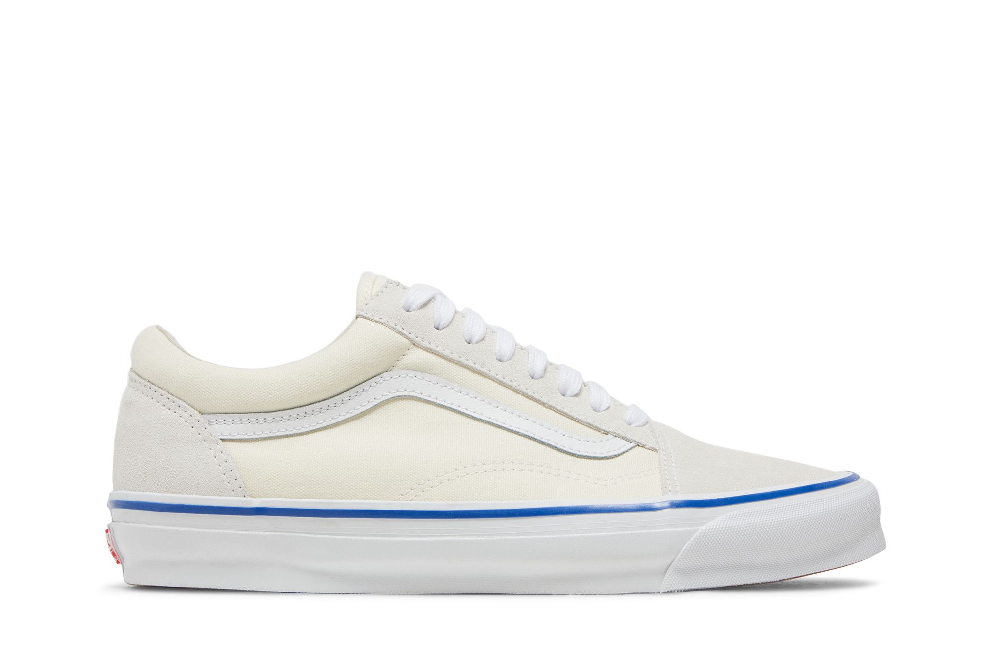 Vans old skool blue stripe on sale